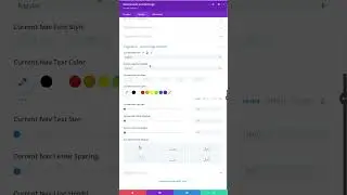 Pagination Active Page Number Settings (Design Tab) - Divi Testimonial Grid