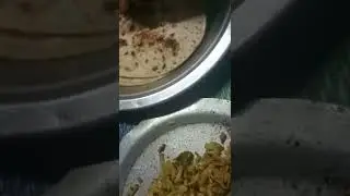 Aalu ka Bhujiya Or roti 🍚🍚😋🍚👍