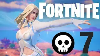 7 Eliminations With Emma Frost But Finishing 3rd Place W/ Commentary #fortnite #thecmack25