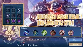 MOBILE LEGEND - Franco Build Assasin Terbaik 2022 !! Musuh Auto Kabur !!