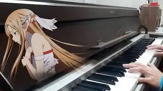 [刀劍神域 ED] 春奈るな- overfly  PIANO COVER