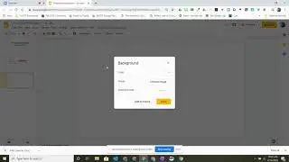 Setting an image as a background in Google Slides