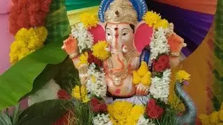 Ma Apartment lo vinayachavithi pooja.vinayaka nimarjanam