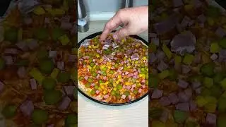 Пицца на тонком лаваше 