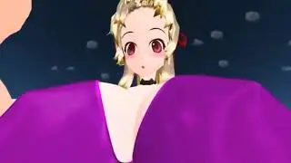 Mmd giantess growth | giant cute girl biger then planet | added sound