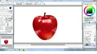 Speed painting manzana/ Speed painting apple/ paint  tool sai/ huion h420