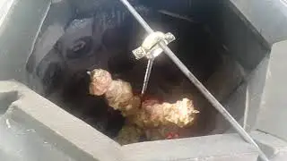 Мясное ассорти в тандыре))