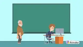 Simple animation of office using animaker