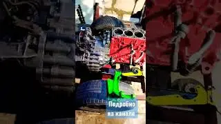 Турботрактор гусеничный -примерка дизеля.