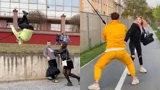Blind man prank