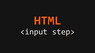 Input step HTML Example