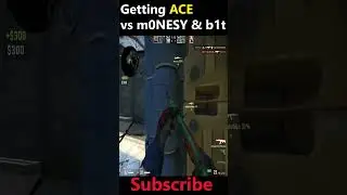 ACE AGAINST m0NESY & b1t - CSGO FACEIT ACE