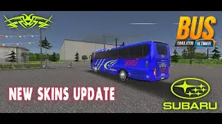 New Skins Update WRX STI Bus Skin !!! Bus Simulator Ultimate GAmeplay Android