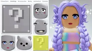 GET 5 FREE KAWAII ROBLOX HEADS & FACES NOW 😍😱 LUCKY BLOCK
