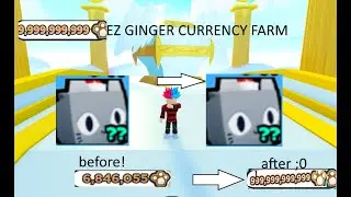 Pet Sim X 80m+ Ginger currency per hour