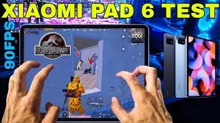 XIAOMI PAD 6 PUBG TEST 2023 | Smooth Ultra No lag | Full Gyro | XIAOMI PAD 6 PUBG/BGMI TEST