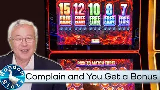 Quick Hit Volcano Slot Machine Bonus