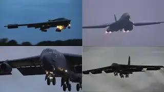 U.S AIR FORCE at RAF Fairford - ft B-1, B2 and B-52