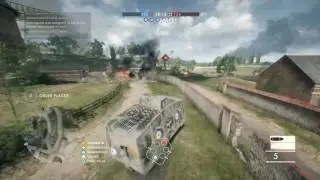 Tank Rampage On St. Quentin Scar -  Battlefield 1
