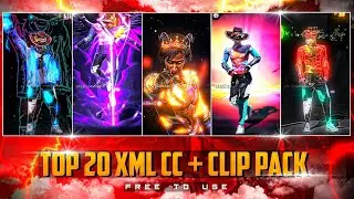 🔺Free Fire Top 15 Xml + Cc + Clips 🔸ff Clips For Editing🔸ff Emote Clips 🔸ff clip🔻