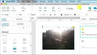 Axure RP 9, week 3.1, image widgets