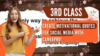 How to Create Motivational Quote Designs in Canva Pro | Step-by-Step Tutorial |post for Social Media