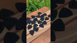 Ebony Guitar Picks. 