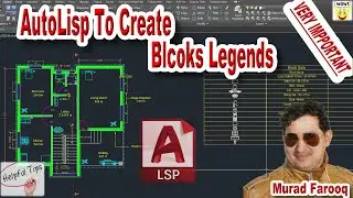 How to Create Blocks Legends Table in AutoCAD & AutoCAD Civil 3d with the help of Auto Lisp.