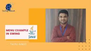 Create Menu Form in java Swing
