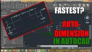 HOW TO GIVE AUTO DIMENSIONING IN AUTOCAD