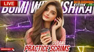 🟠Unlimited Free Customs +Teamcodes | BGMI Live Stream with Girl Gamer [14/03/2024]