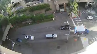 New car crash at 7:16am and driver walks away