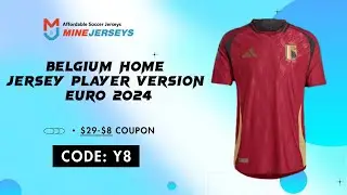 Belgium Home Jersey Euro 2024 - Minejerseys Unboxing Review #cheapjersey #Belgiumjersey #soccer