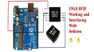 EM18 RFID Reader Module Working and Interfacing with Arduino| Hindi