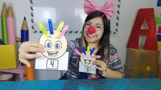 Contando del 1 al 5 - Clases Virtuales Inicial - Ficha de trabajo en la descripción