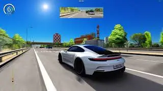 Assetto Corsa, pure graphics. Шашки по трассе.