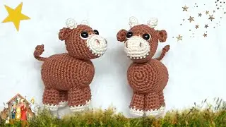 🐂 HERMOSO BUEY PARA NACIMIENTO AMIGURUMI / TEJIDO FACIL / TUTORIAL PASO A PASO 🐂