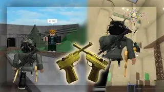 1V1ING A TOXIC MM2 EXPLOITER ( I WON )