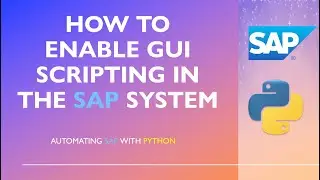SAP -  HOW TO ENABLE THE GUI SCRIPTING