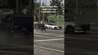 1500Hp Jeep Trackhawk Launch on cop 