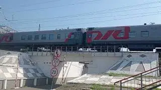прибытие скорого поезда 188 Архангельск Новороссийск.