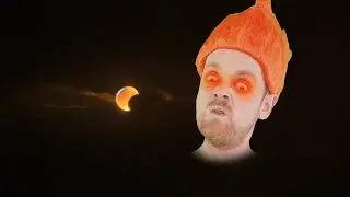 The Eclipse and the Giant Head in the Sky