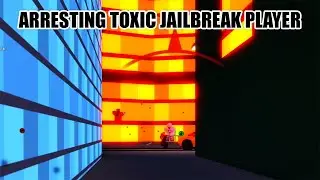 Arresting Toxic Criminals After they 4v1 me | Roblox Jailbreak