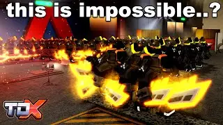 1 vs 100 ERADICATORS in Tower Defense X.. | ROBLOX