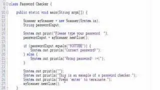 Java Programming - Password Checker