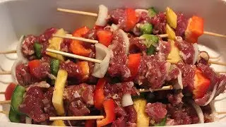 Cách làm thịt xiên nướng thơm ngon hấp dẫn