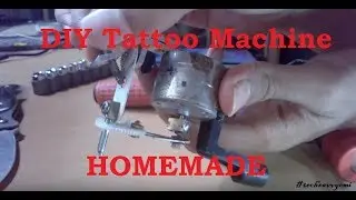Homemade Tatto Machine || rotary machine || Assembly video