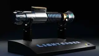 Sabre de Luz Luke Skywalker em 3D
