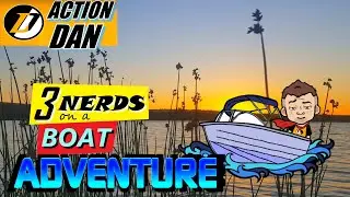 3 NERDS BOAT ADVENTURE!!!! | ACTION DAN | Trying out our 1st Boat on the Murray River