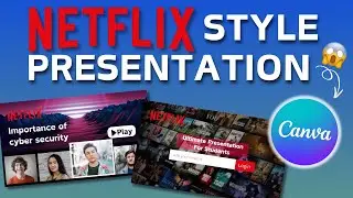 Netflix style presentations in Canva 🤯 Step-by-step Canva Tutorial for Beginner